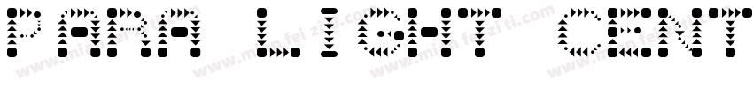 Para Light Central字体转换